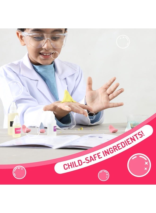 سمارتيفيتي مجموعة سمارتيفيتي لصنع الصابون للأطفال من 6 إلى 14 عامًا | 7 أنواع من الصابون | 5 قوالب بأشكال مختلفة | مجموعة تجارب علمية للأولاد والبنات، آمنة وغير سامة، هدية مثالية لأعياد الميلاد | لعبة تعليمية ممتعة للأطفال من سن 6 إلى 14 عامًا - Image 3